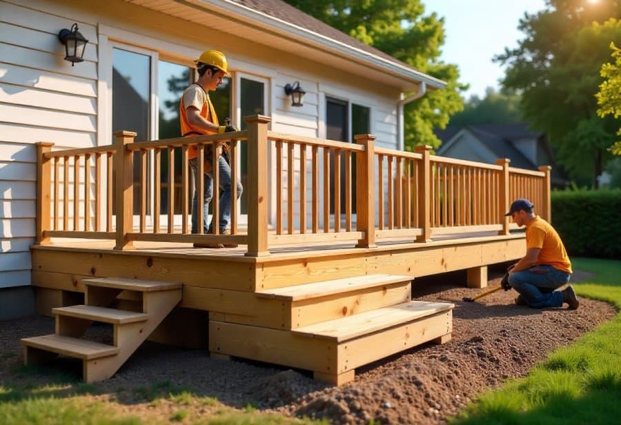 Make your backyard a work of art with a custom deck that blends beauty and durability